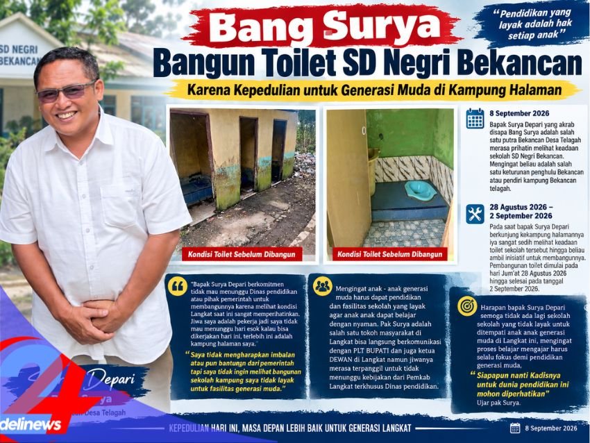 Pembangunan toilet SD Negri 050626 Bekancan Desa Telagah
