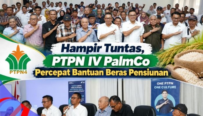 Hampir 100 Persen, PTPN IV PalmCo Salurkan Rp579 Miliar Kompensasi Lumpsum Beras Purnakarya