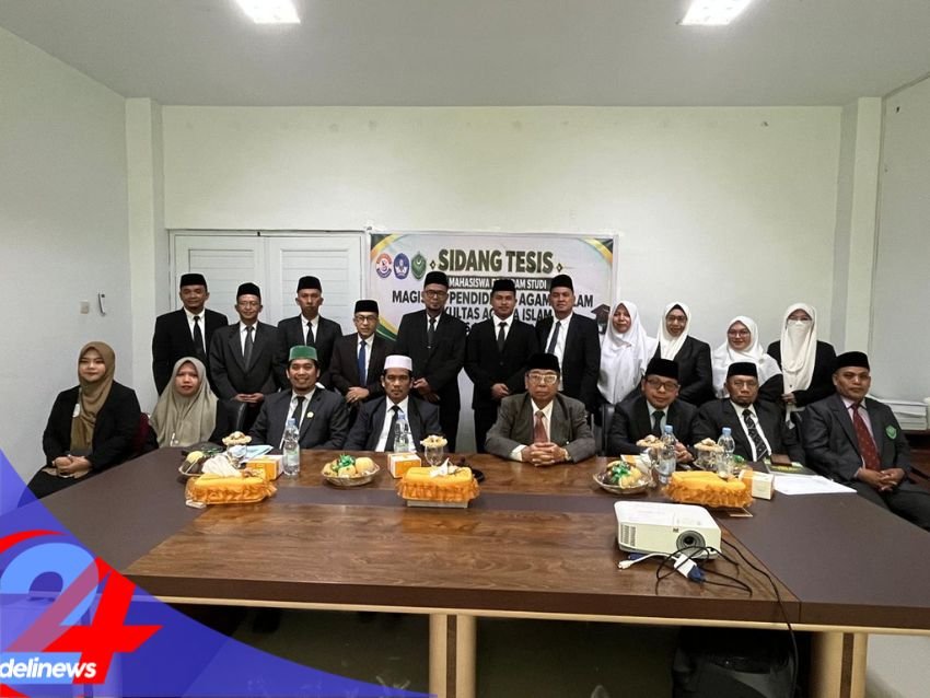 Pascasarjana FAI Universitas Alwashliyah Medan Gelar Sidang Tesis Perdana