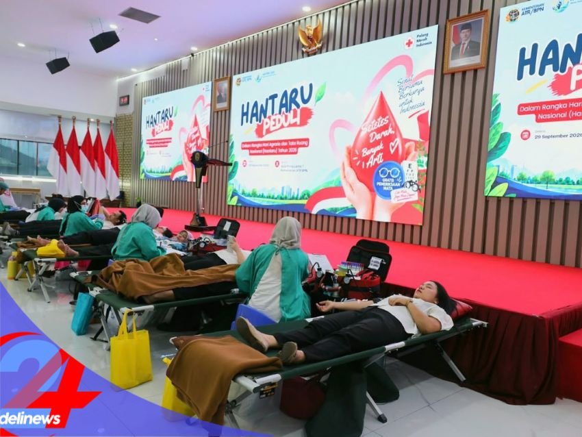 Peringati HANTARU ke-66, Kementerian ATR/BPN Gelar Aksi Donor Darah 'HANTARU Peduli