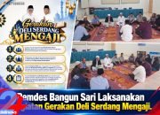 Pemdes Bangun Sari Laksanakan kegiatan Gerakan Deli Serdang Mengaji