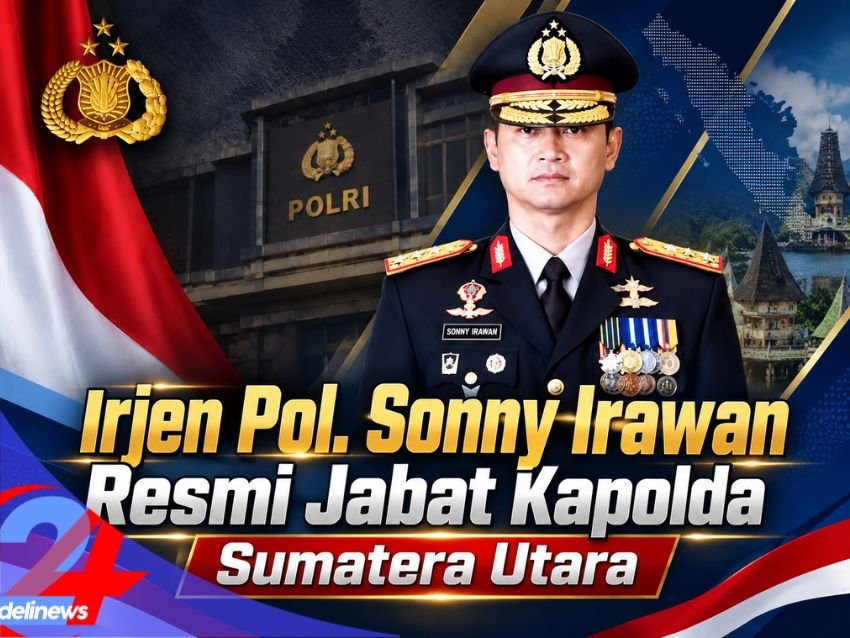 Irjen Pol Sonny Irawan Resmi Dipercaya Jadi Kapolda Sumut