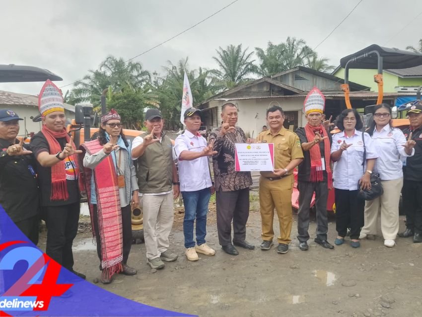 Dukung Swasembada Pangan, JPKP Serahkan Bantuan Alsintan Wapres Gibran Saat Panen Raya di Langkat